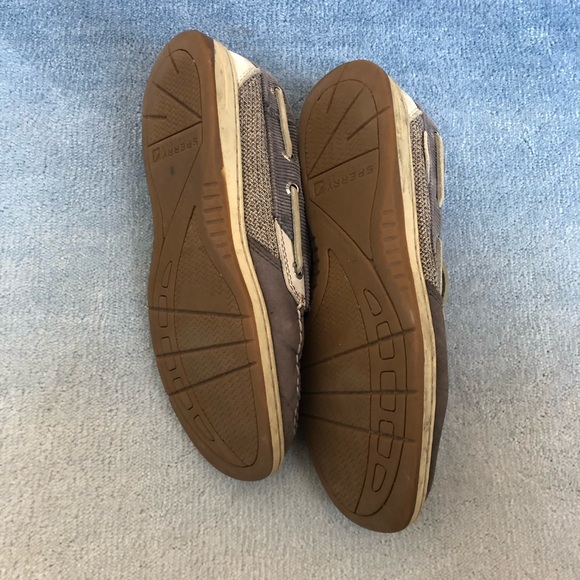 ⚠️LAST CHANCE Sperry Grey Corduroy Top Siders - Picture 2 of 3